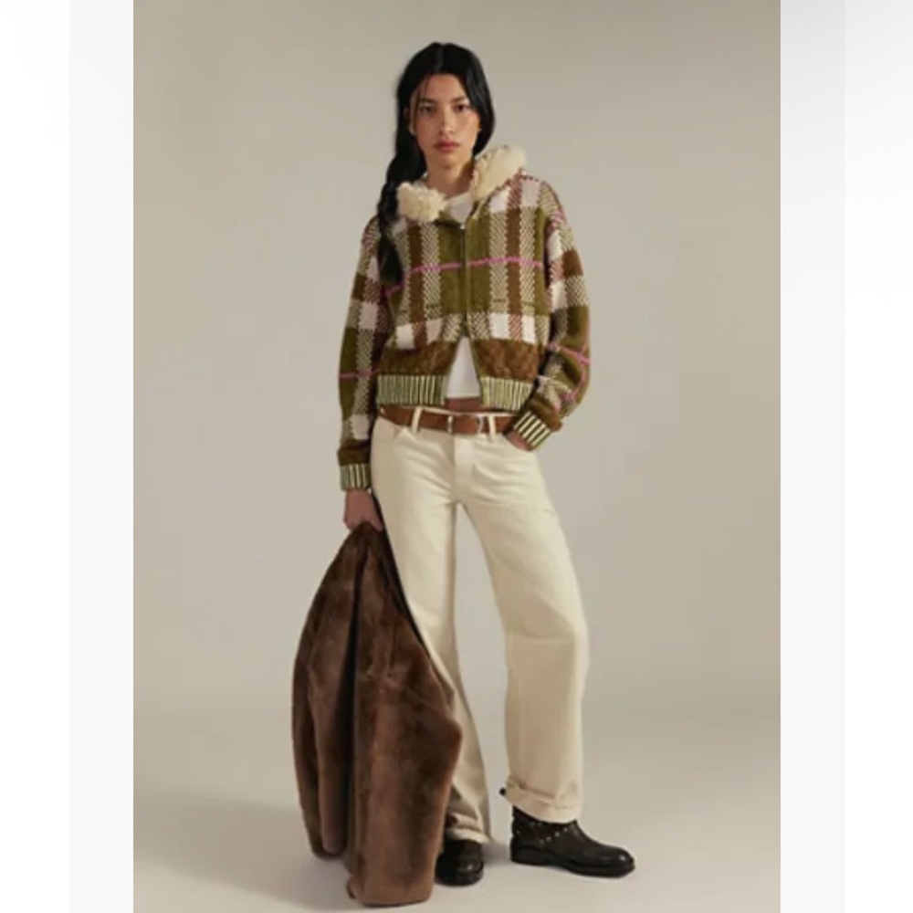 Free People Namesake Faux Fur Lined Hoodie